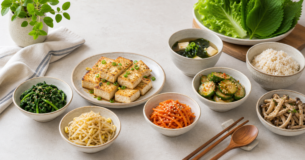 Easy Korean Vegetarian Recipes: Tofu, Banchan, and Soup Ideas - Live Korean