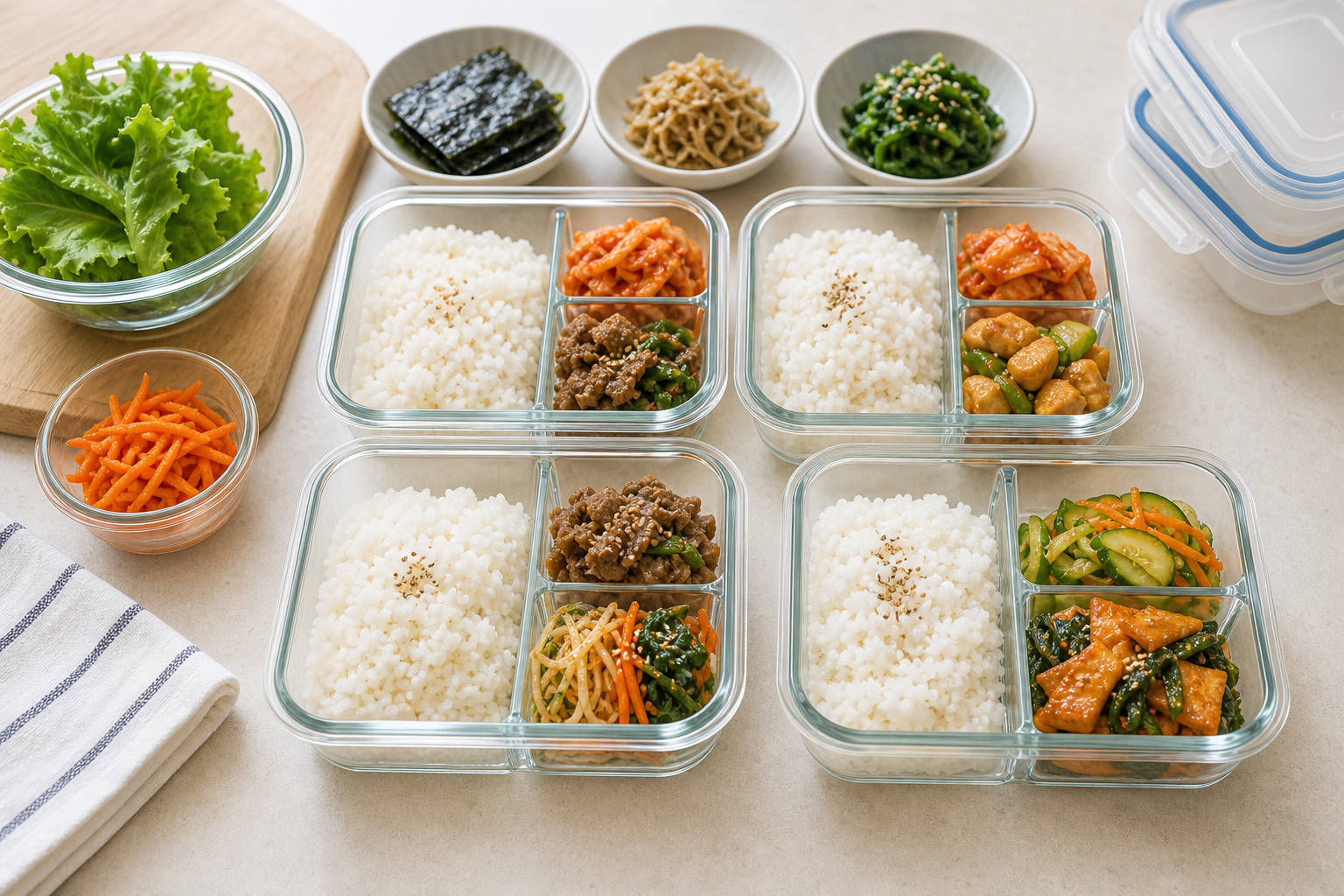 Meal Prep: Practical Live Korean Guide practical example