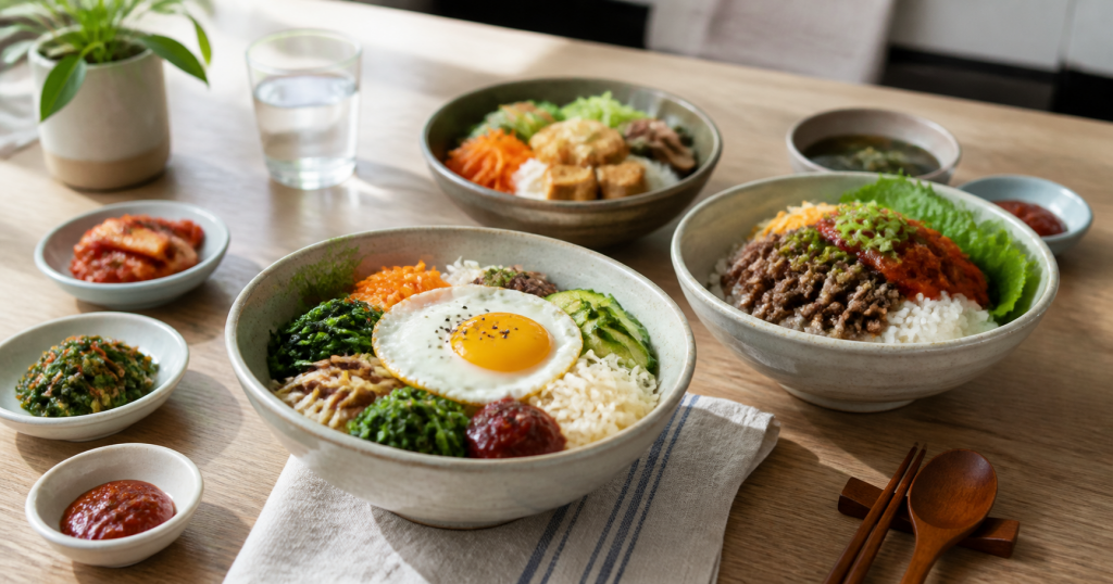 Easy Korean Rice Bowls: Bibimbap and Deopbap Combos for Weeknights - Live Korean